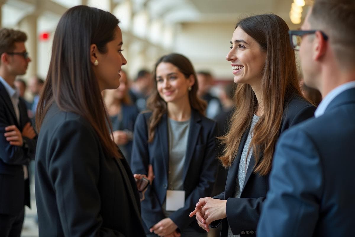 University job fair networking
