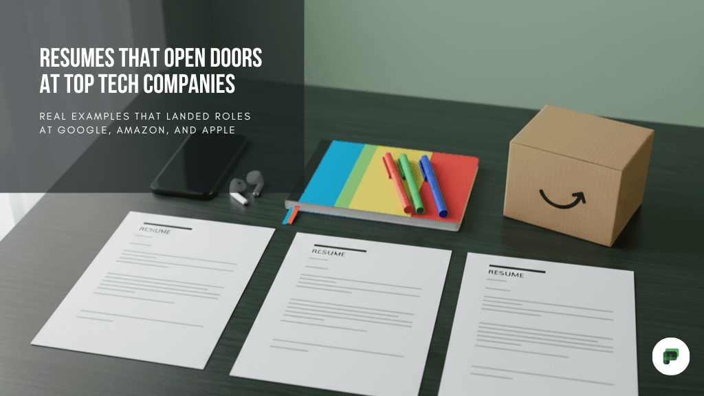 Resume Examples That Got People Hired at Google Amazon and Apple