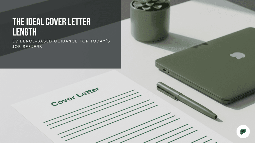 The Perfect Cover Letter Length: What Research Says